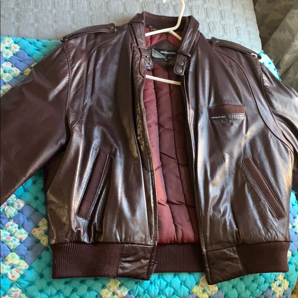 Members Only Leather Jacket